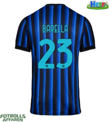 Inter Milan Nicolo Barella #23 Hemmatröja 2025-26 Kortärmad